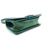 Sac Chanel Boy Cuir Vernis Vert – Chaîne Argent – Pièce Rare Authentifiée