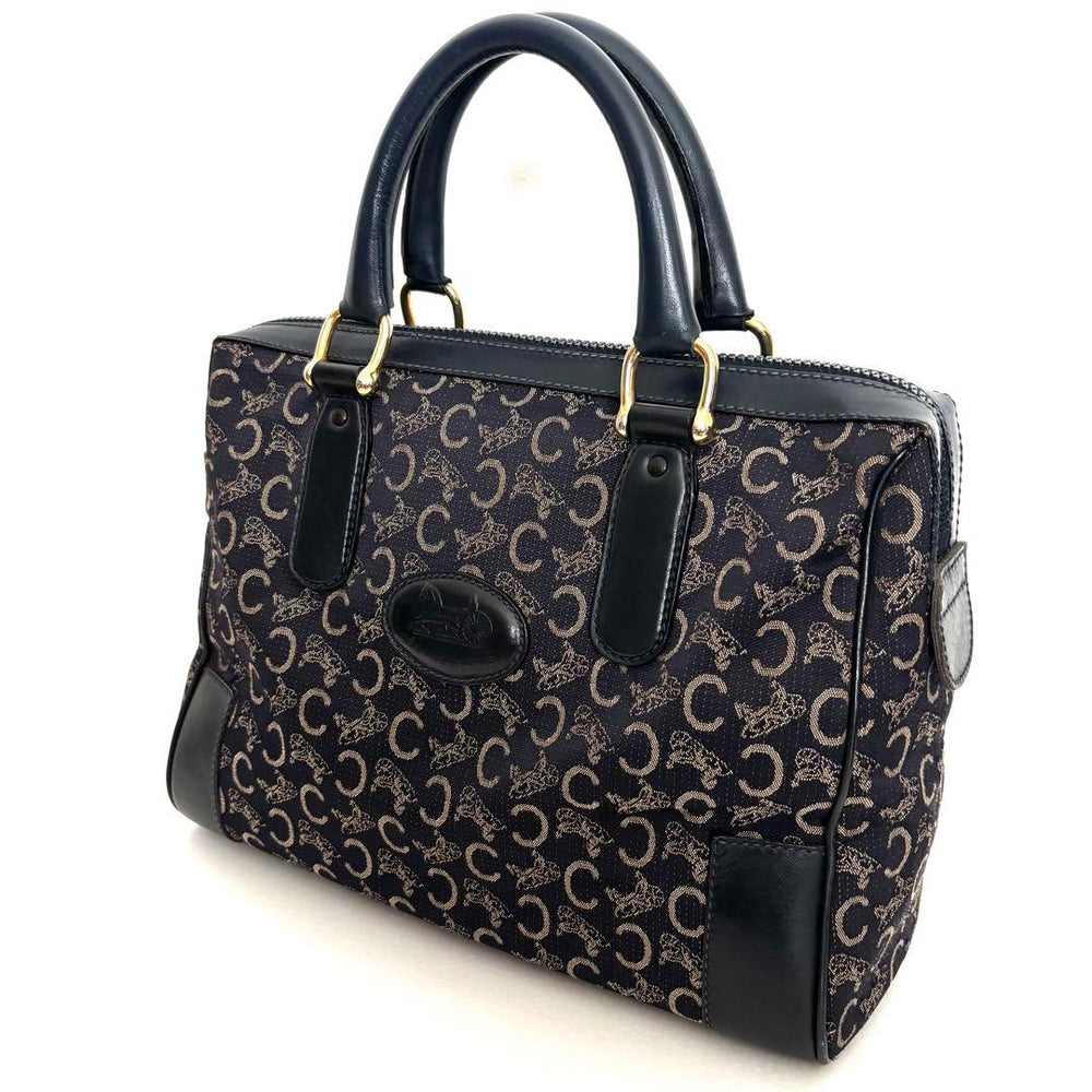 Sac Celine Macadam Vintage Boston – Toile & Cuir Noir