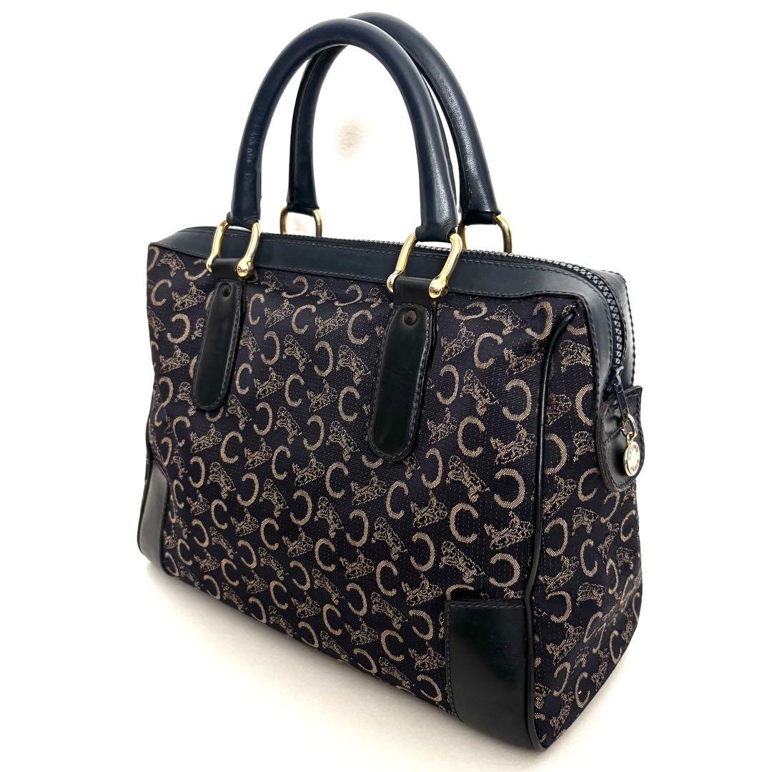 Sac Celine Macadam Vintage Boston – Toile & Cuir Noir