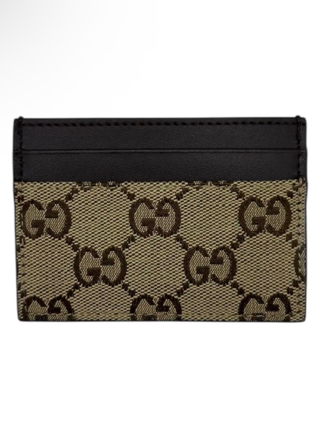 Porte-cartes GG Supreme Gucci – Toile Monogram & Cuir