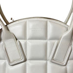 Bottega Veneta Swoop Bag Blanc Cuir Matelassé