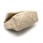 Sac Chanel 19 Cuir Métallisé Doré – Chaîne Multimétal – 2021